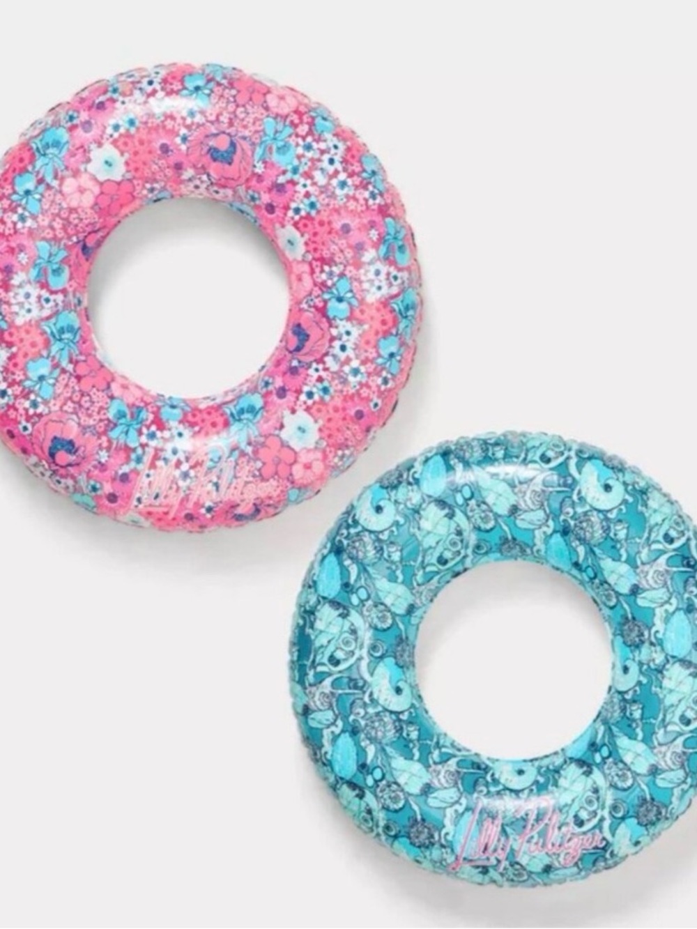 Lilly Pulitzer GWP SET OF 2 POOL TUBES IN ALL HER GLORY NWT